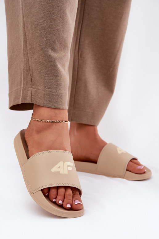 naiste plätud 4F 4FRMM00FSLIF010-83S beeži värvi