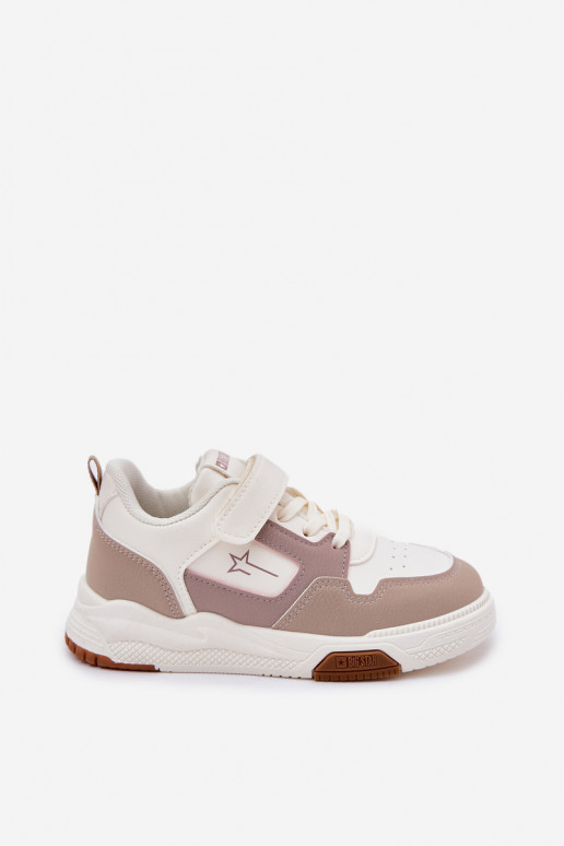 Valgus Sneakers tüüpi jalanõud Laste jalanõud Big Star RR374055 beeži värvi