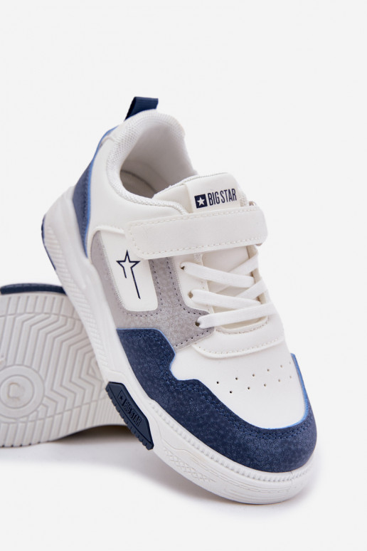 Valgus Sneakers tüüpi jalanõud Laste jalanõud Big Star RR374053 Valget-Sinist värvi