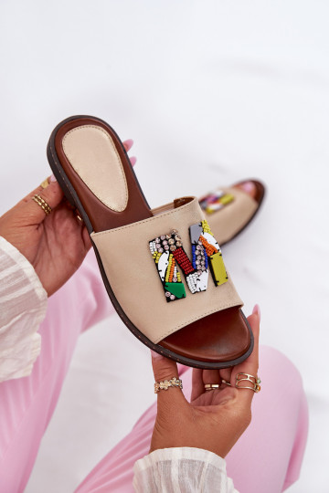 naiste plätud laiade nööridega kaunistustega Kuldset värvi Clelione