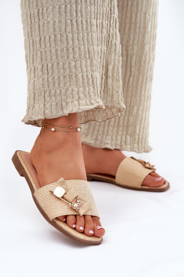 naiste plätud laiade nööridega lipsukesega beeži värvi Sallariela 2