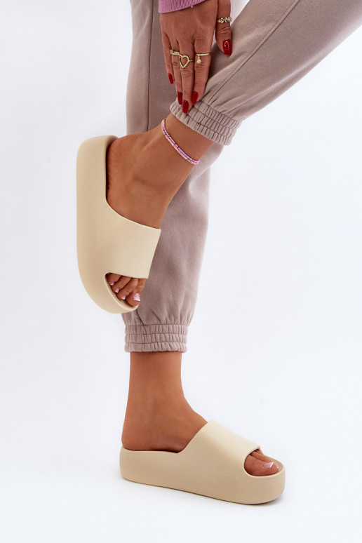 Pealiste omad Sussid Paksu talla peal beeži värvi Oreithano