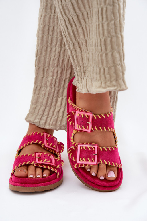 naiste plätud neetide ja pandlaga I Ozdobnym Obszyciem tumeroosad värvi Visley