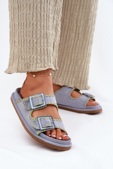 naiste plätud neetide ja pandlaga I Ozdobnym Obszyciem Sinist värvi Visley