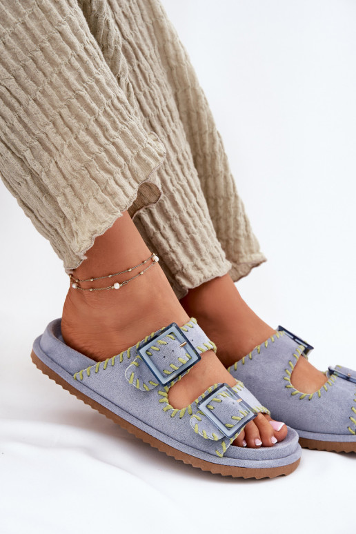 naiste plätud neetide ja pandlaga I Ozdobnym Obszyciem Sinist värvi Visley