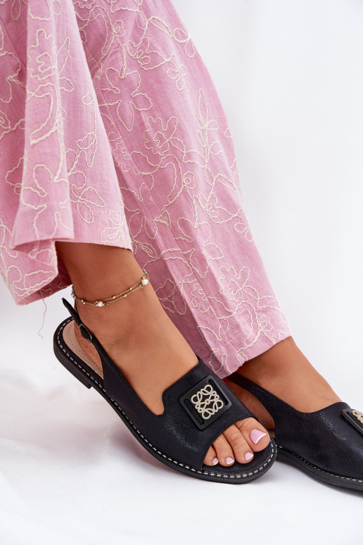 Elegantsed Pealistesandaalid laiade nööridega kaunistustega S.Barski KV51-082 msuud