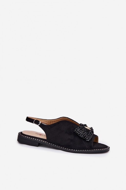 Pealistesandaalid lipsukesega laiade nööridega S.Barski KV51-014 msuud