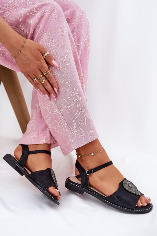 Pealistesandaalid laiade nööridega kaunistustega S.Barski KV51-098 msuud