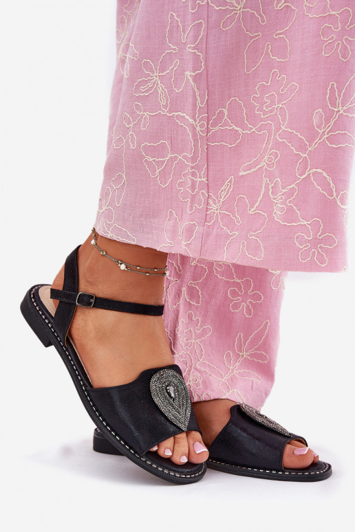 Pealistesandaalid laiade nööridega kaunistustega S.Barski KV51-098 msuud