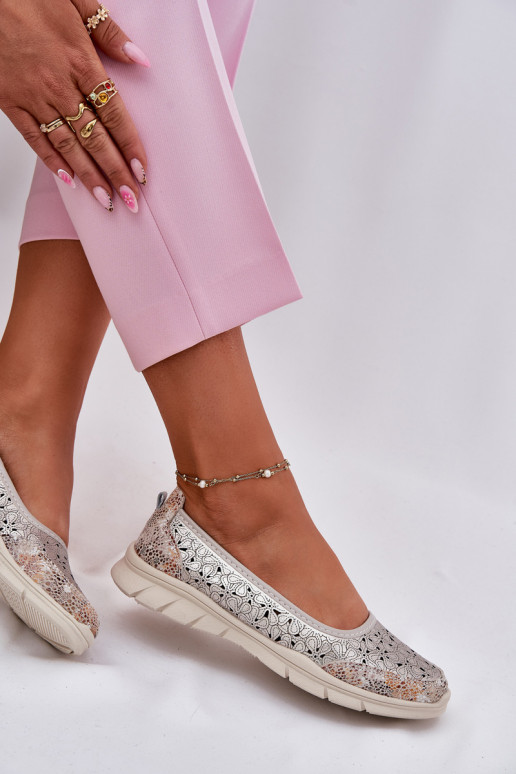 Pealhk Ažuurne Valgus Baleriinad Kuldset värvi Leaneila Pealhk Ažuurne Valgus Baleriinad Kuldset värvi Leaneila