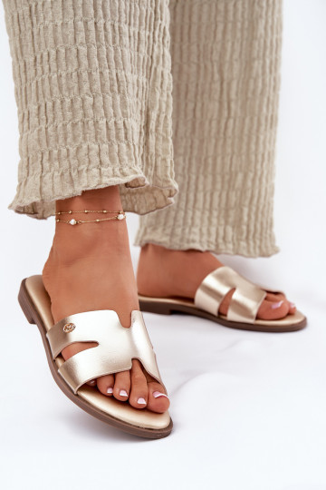 Sussid Pealiste korter eko-nahast Kuldset värvi Firvania 2