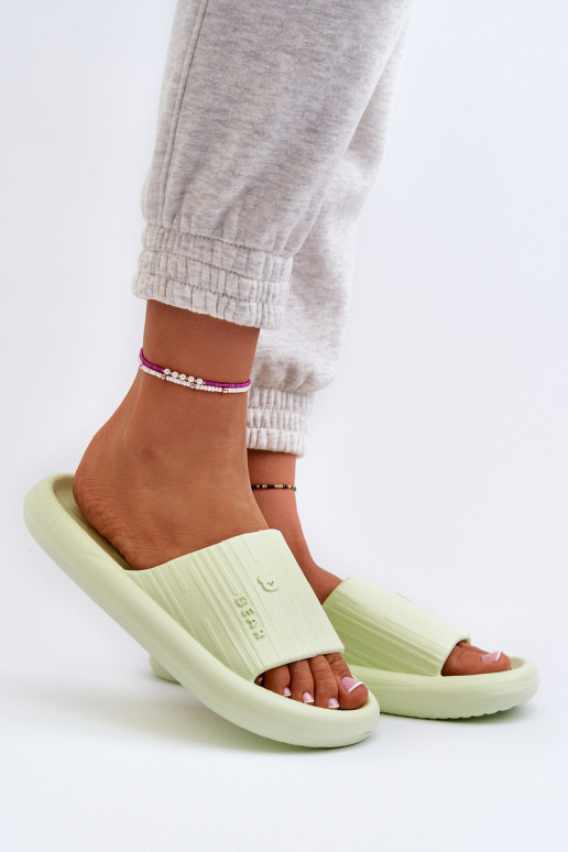 Sussid Kerged rannaplätud Pealiste omad Valgus Rohelist värvi Fenicva