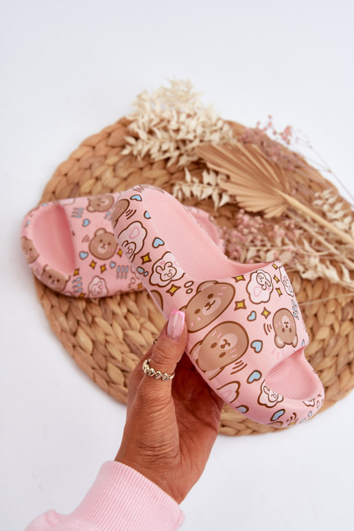 Laste jalanõud Kerged lehvidega IN Kaisukarud Tumeroosad värvi Evitrapa