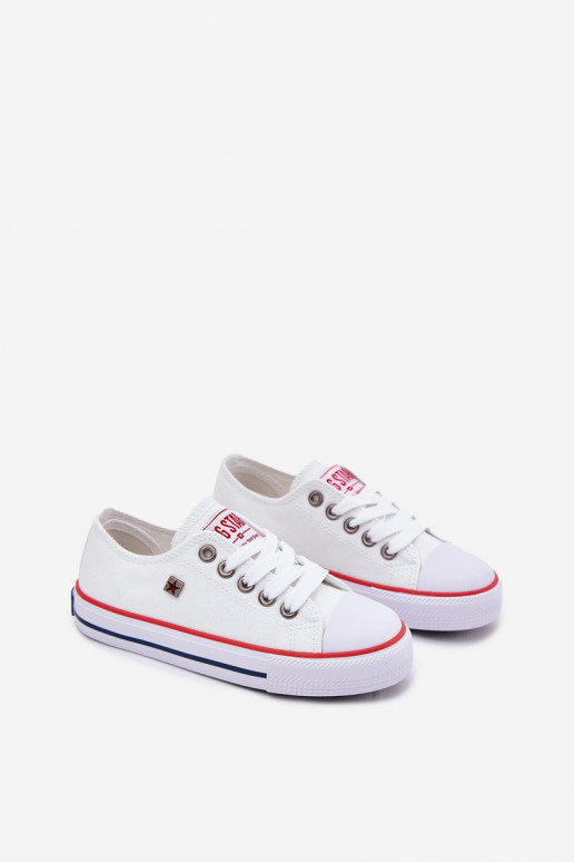 Laste klassikalise mudeli vabaaja jalanõud Big Star DD374160 valget värvi