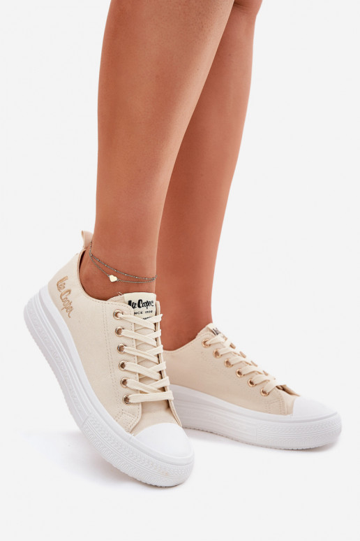 naiste saapad platvormiga Lee Cooper LCIN-24-44-2464L beeži värvi naiste saapad platvormiga Lee Cooper LCIN-24-44-2464L beeži värvi