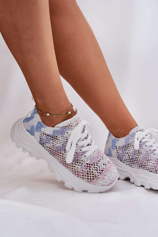 Sneakers tüüpi jalanõud Pealiste omad Z Szydełkosisseą Cholesisseką Mitmevärvilised Jelhiris Sneakers tüüpi jalanõud Pealiste omad Z Szydełkosisseą Cholesisseką Mitmevärvilised Jelhiris