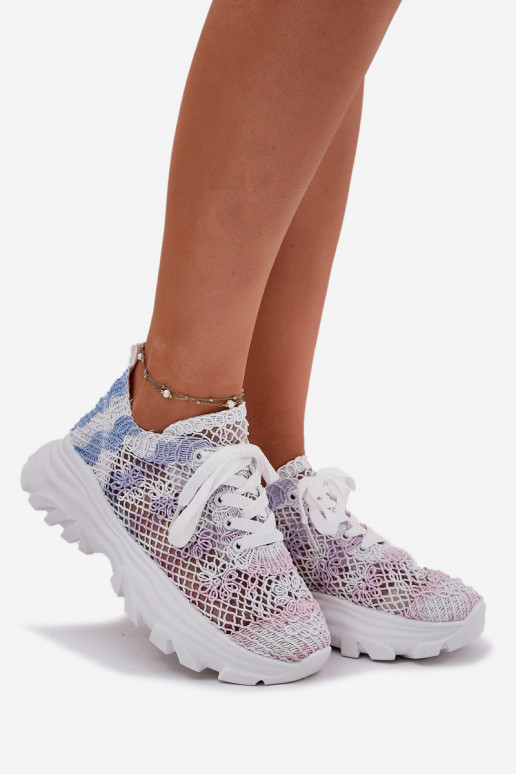 Sneakers tüüpi jalanõud Pealiste omad Z Szydełkosisseą Cholesisseką Mitmevärvilised Jelhiris Sneakers tüüpi jalanõud Pealiste omad Z Szydełkosisseą Cholesisseką Mitmevärvilised Jelhiris