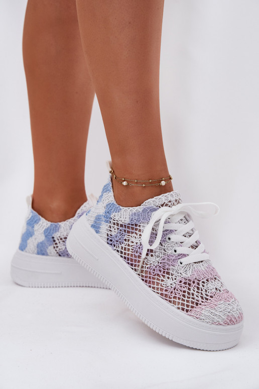 Sneakers tüüpi jalanõud Pealiste omad platvormiga Z Szydełkosisseą Cholesisseką Mitmevärvilised Mirietto Sneakers tüüpi jalanõud Pealiste omad platvormiga Z Szydełkosisseą Cholesisseką Mitmevärvilised Mirietto