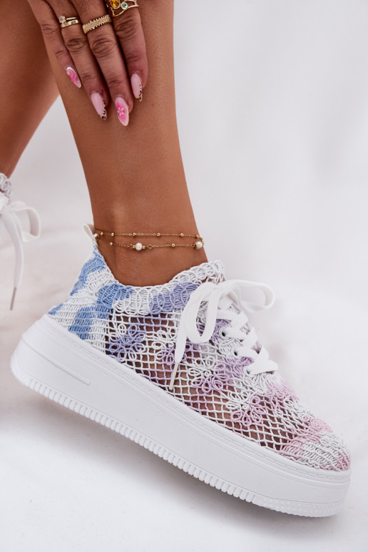Sneakers tüüpi jalanõud Pealiste omad platvormiga Z Szydełkosisseą Cholesisseką Mitmevärvilised Mirietto Sneakers tüüpi jalanõud Pealiste omad platvormiga Z Szydełkosisseą Cholesisseką Mitmevärvilised Mirietto