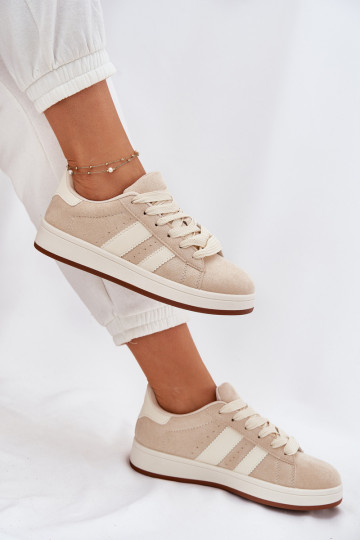 Sneakers tüüpi jalanõud Pealiste omad Z Eco Suedeu beeži värvi Arlenina