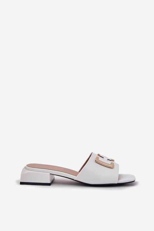 Elegantsed naiste plätud Klockis Ze Kuldset värvim Detalem Vinceza 62229 valget värvi