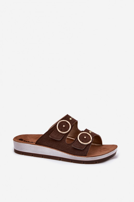 Mugavad naistesussid Inblu CP000054 pruunid värvi