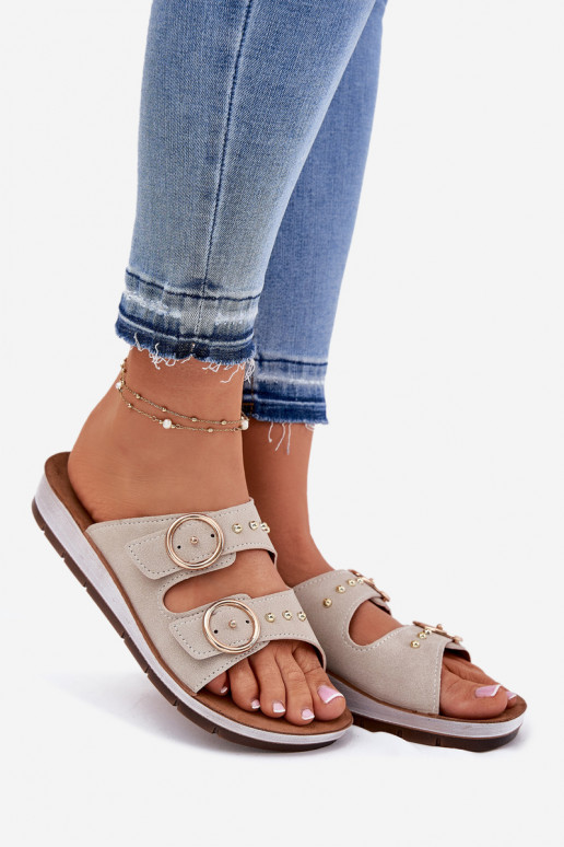 Mugavad naistesussid Inblu CP000054 beeži värvi