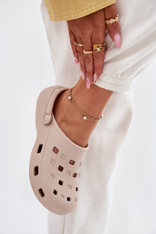 naiste plätud Kerged rannaplätud LEMIGO 806 beeži värvi