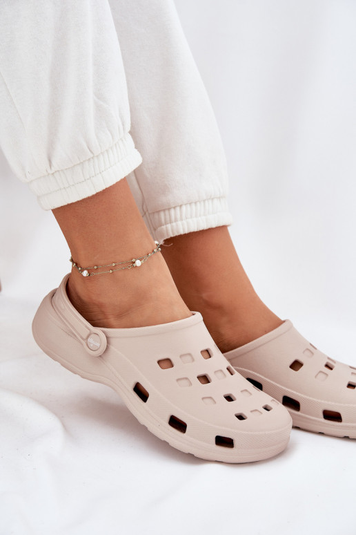 naiste plätud Kerged rannaplätud LEMIGO 806 beeži värvi