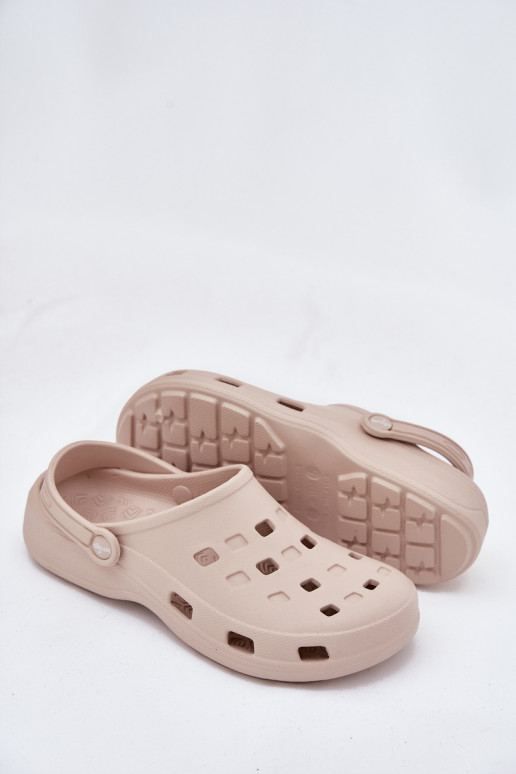 naiste plätud Kerged rannaplätud LEMIGO 806 beeži värvi