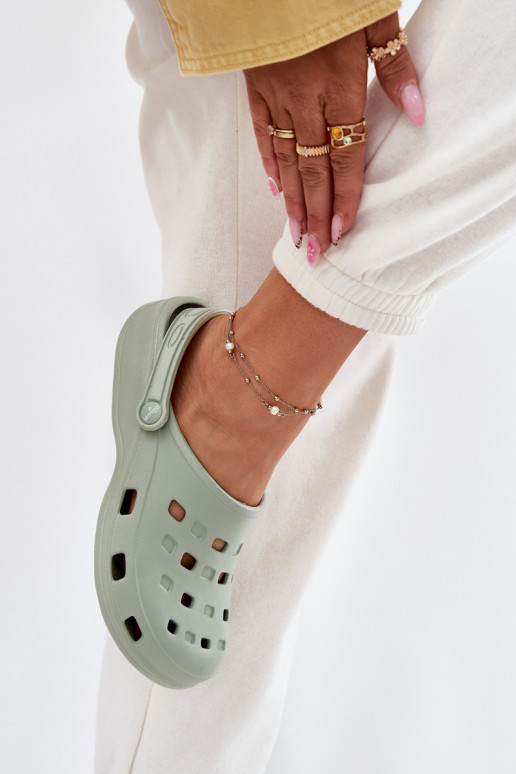 naiste plätud Kerged rannaplätud LEMIGO 806 mündiroheline