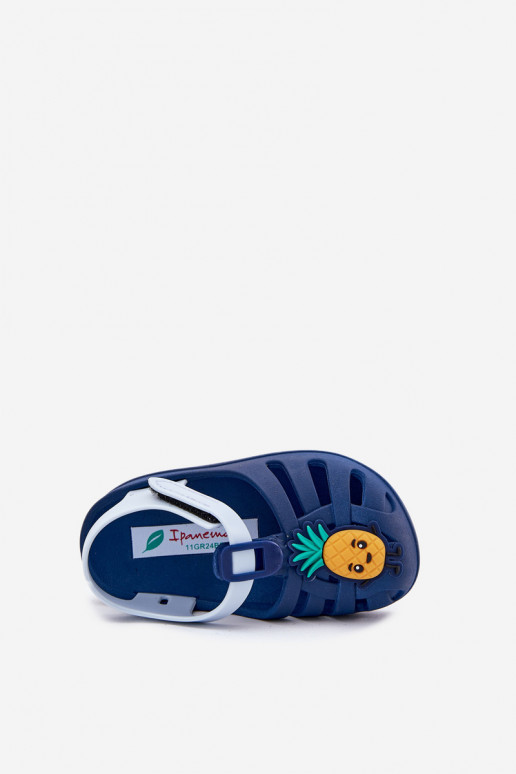 sandaalid Laste jalanõud krõpsudega kinnitatav Osisseoce 83615 Ipanema Summer XIV Baby tumesinist värvi sandaalid Laste jalanõud krõpsudega kinnitatav Osisseoce 83615 Ipanema Summer XIV Baby tumesinist värvi