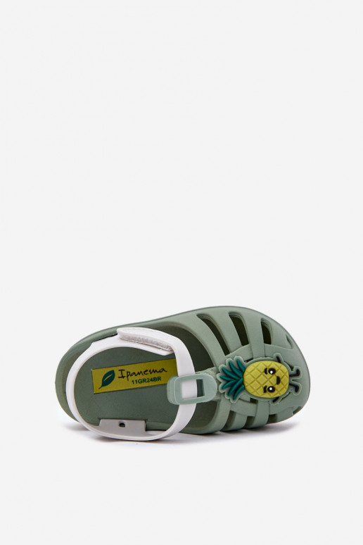 sandaalid Laste jalanõud krõpsudega kinnitatav Osisseoce 83615 Ipanema Summer XIV Baby Rohelist värvi sandaalid Laste jalanõud krõpsudega kinnitatav Osisseoce 83615 Ipanema Summer XIV Baby Rohelist värvi