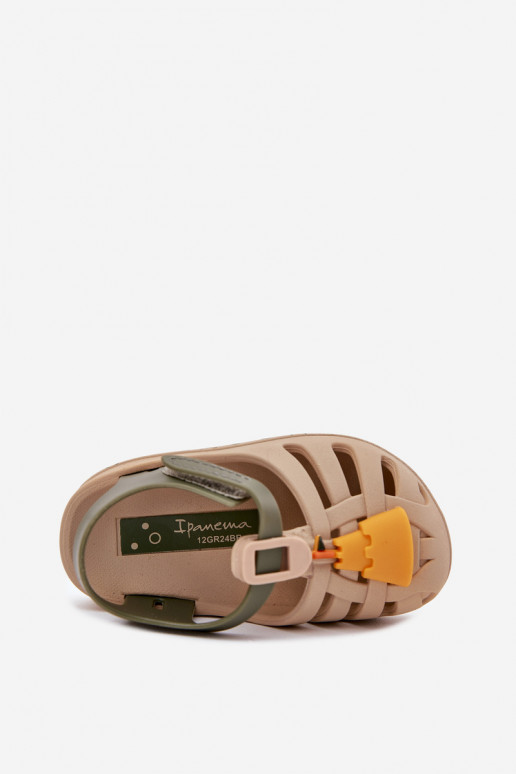 sandaalid Laste jalanõud krõpsudega kinnitatav 83619 Ipanema Summer XV Baby beeži värvi