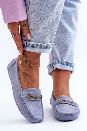 Pealiste omad Klassikalised seemisnahast mokassiinid Sinist värvi Corinell 2