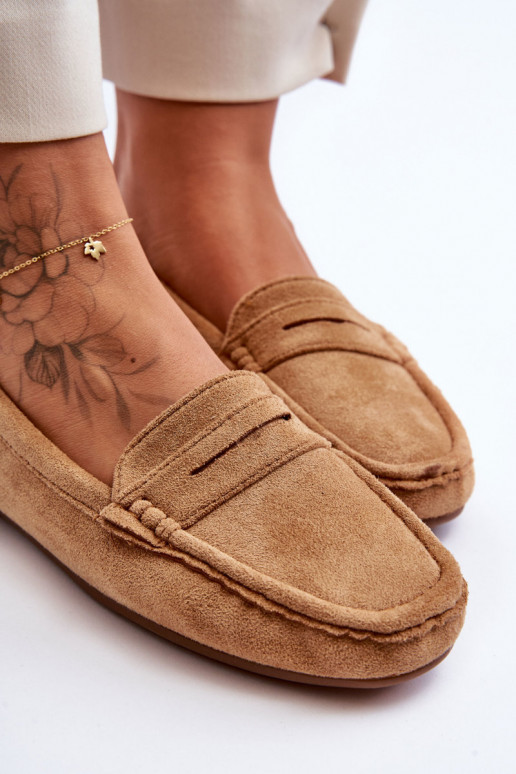 Elegantne mokassinid pruunid värvi Lenvie Elegantne mokassinid pruunid värvi Lenvie