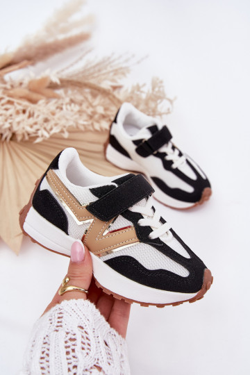 Sneakers tüüpi jalanõud Laste jalanõud krõpsudega kinnitatav Valget-msuud Tezzu