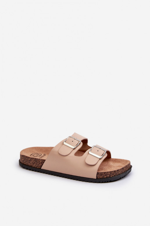 naiste plätud neetide ja pandlaga beeži värvi Oliena