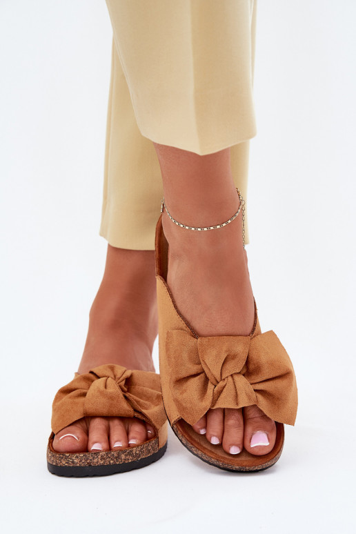 naiste plätud Korgitalla peal Kokardką pruunid värvi Seressa