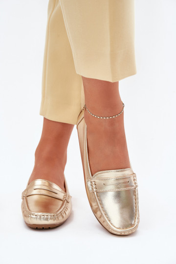 Pealiste omad Eko Pealhk Mokassiinid Kuldset värvi Lenvie 2