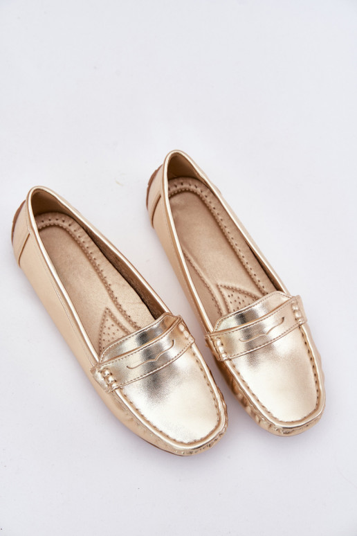 Pealiste omad Eko Pealhk Mokassiinid Kuldset värvi Lenvie