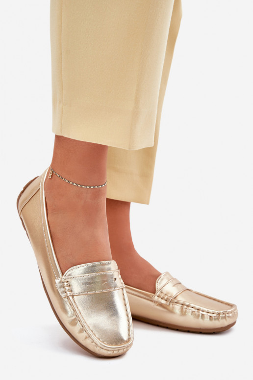 Pealiste omad Eko Pealhk Mokassiinid Kuldset värvi Lenvie