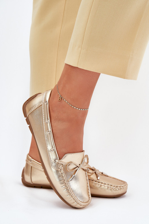 Pealiste omad Eko Pealhk Mokassiinid Kuldset värvi Si Passione