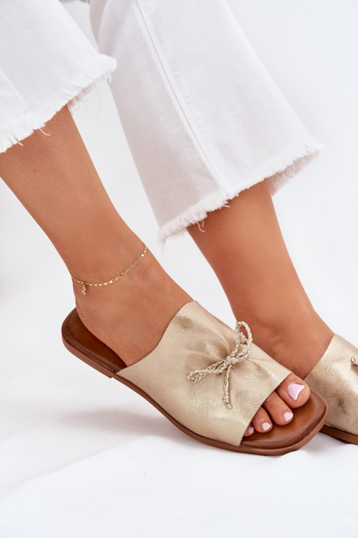 naiste plätud laiade nööridega Koos Ornate INiązaniem Kuldset värvi Norela naiste plätud laiade nööridega Koos Ornate INiązaniem Kuldset värvi Norela