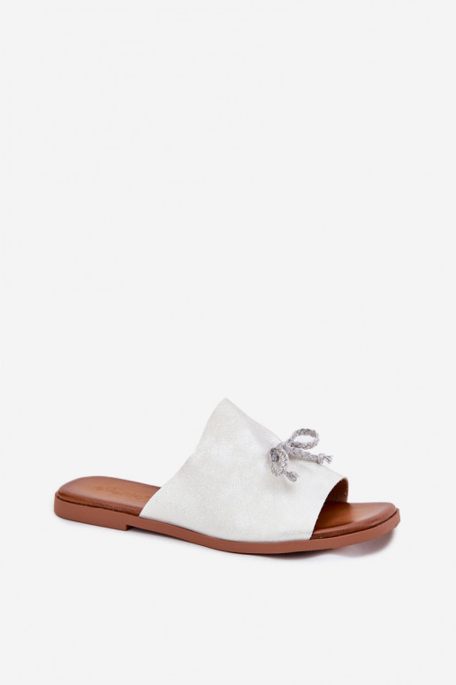 naiste plätud laiade nööridega Koos Ornate INiązaniem Hõbedat värvi Norela naiste plätud laiade nööridega Koos Ornate INiązaniem Hõbedat värvi Norela