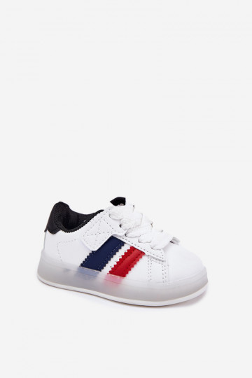 Laste spordijalatsid "Sneakers" mudel, sädelevate taldadega, valge-musta värviga "Arielle" 2