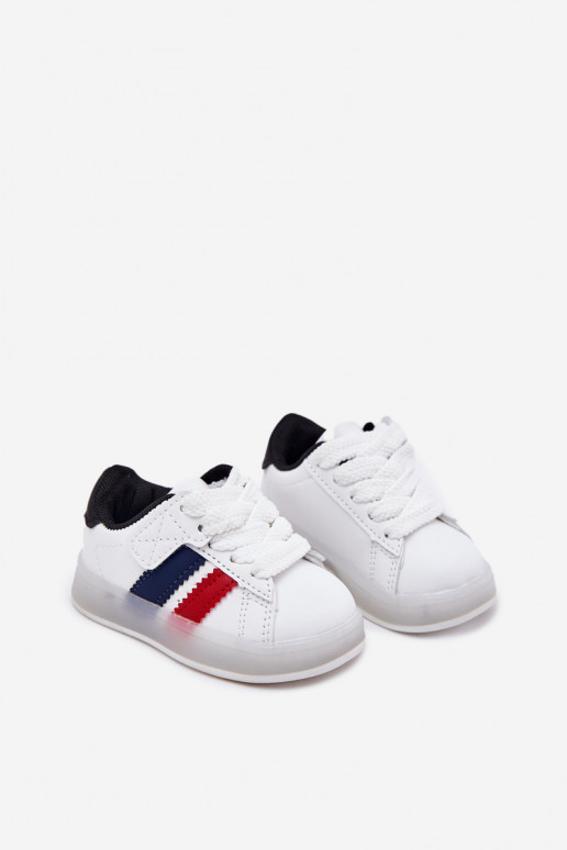 spordijalatsid Sneakers tüüpi jalanõud Laste jalanõud Helendava tallaga Valget-msuud Arielle