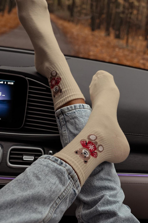 Sokid Pealiste omad Karu sisse Ssisseeterku beeži värvi Sokid Pealiste omad Karu sisse Ssisseeterku beeži värvi