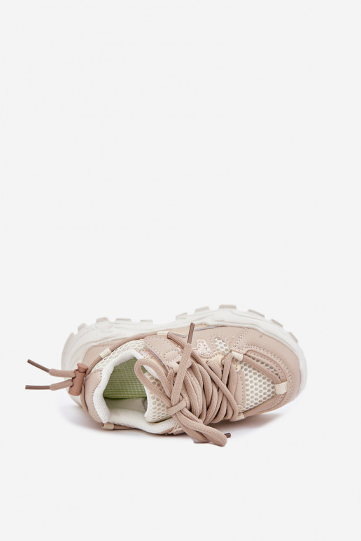 spordijalatsid Sneakers tüüpi jalanõud Laste jalanõud beeži värvi Tilvianea