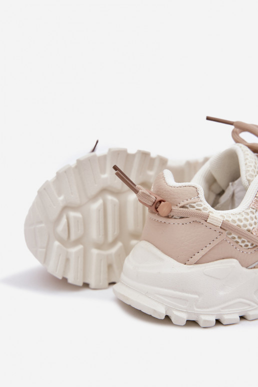 spordijalatsid Sneakers tüüpi jalanõud Laste jalanõud beeži värvi Tilvianea